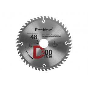 Диск пильный 200x32/30 мм, 48 зубьев